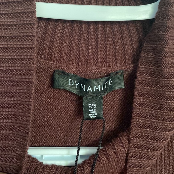 Dynamite Turtleneck Sweater Sleeveless Dress - Picture 7 of 8